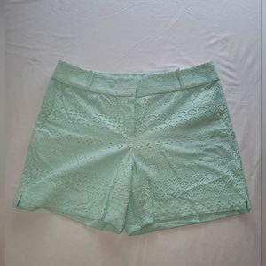 NWT Loft Riviera Eyelet Shorts, size 10